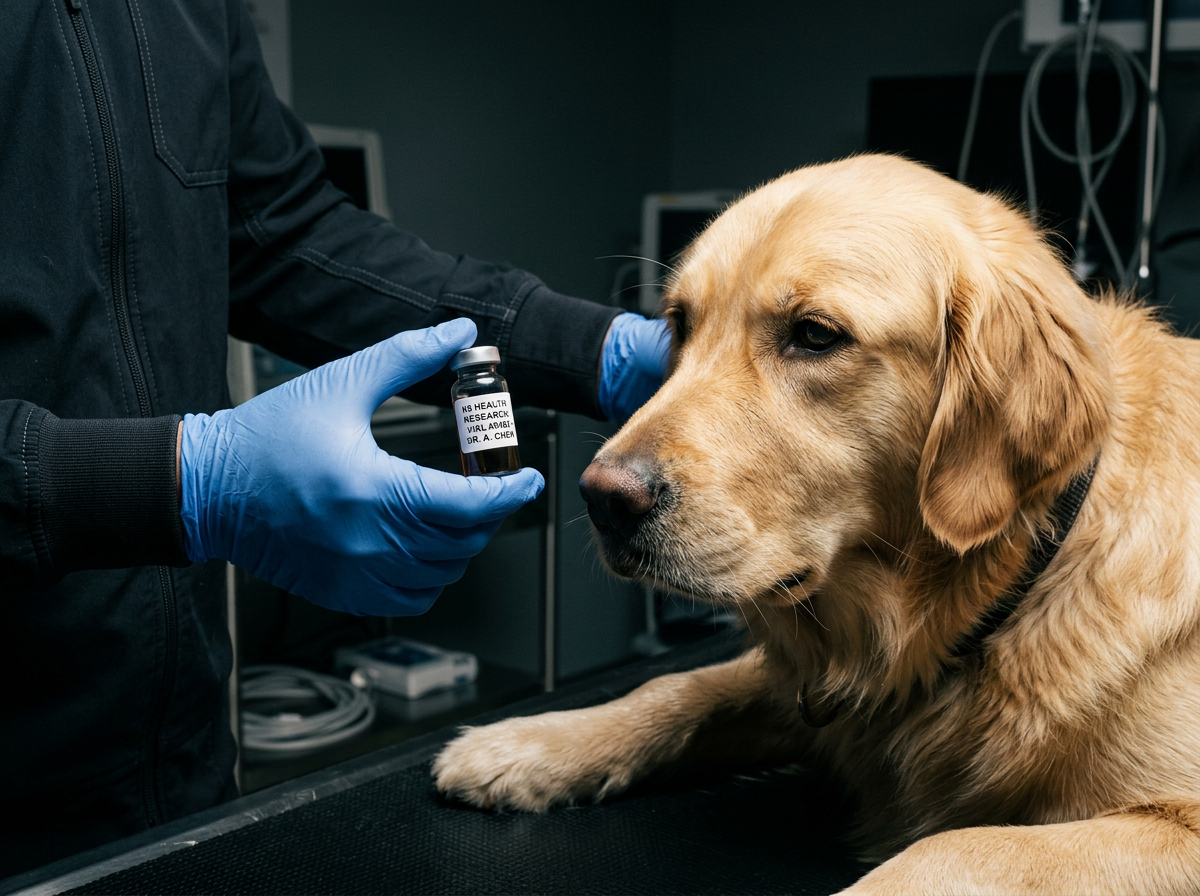 Reconstituting peptide vials for veterinary research