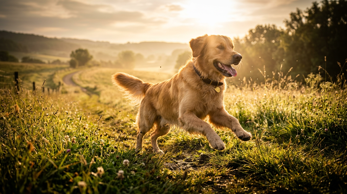 Healthy dog — veterinary research